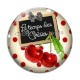 Cabochon Verre - le temps des cerises