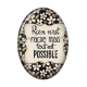 Cabochon Résine Ovale - rien n'est facile tout est possible