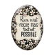Cabochon Verre Ovale - rien n'est facile tout est possible