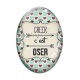 Cabochon Verre Ovale - créer c'est oser