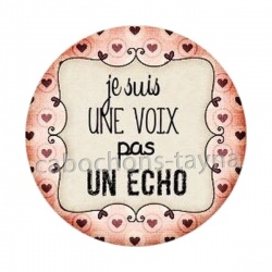 je suis une voix pas un écho
