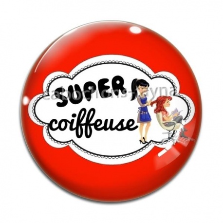 Cabochon Verre - super coiffeuse