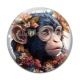 Cabochon Verre - singe