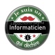 Cabochon Résine - informaticien qui déchire