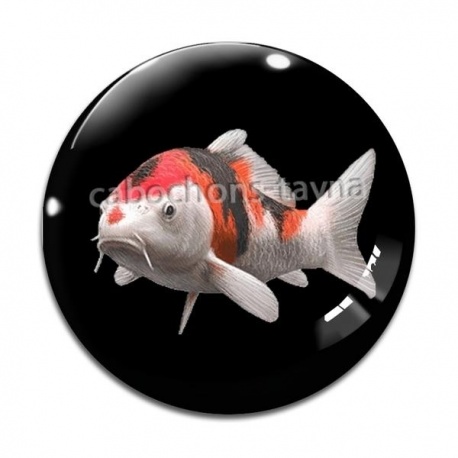 Cabochon Verre - poisson