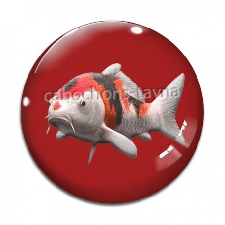 Cabochon Verre - poisson