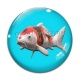 Cabochon Verre - poisson