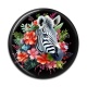 Cabochon Résine - zèbre