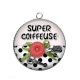 Pendentif Cabochon Argent - super coiffeuse
