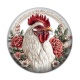 Cabochon Résine - poule