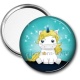 Miroir de poche - licorne