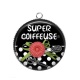 Pendentif Cabochon Argent - super coiffeuse