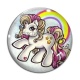Cabochon Verre - licorne