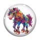 Cabochon Verre - cheval