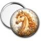 Miroir de poche - licorne