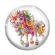 Cabochon Verre - cheval