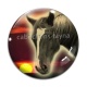 Cabochon Verre - cheval
