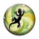 Cabochon Verre - salamandre