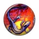 Cabochon Résine - salamandre
