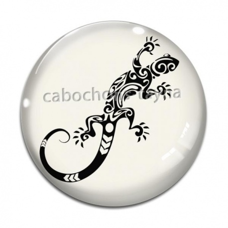 Cabochon Verre - salamandre