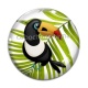 Cabochon Verre - toucan