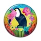 Cabochon Résine - toucan