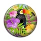 Cabochon Résine - toucan