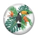 Cabochon Verre - toucan