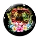Cabochon Verre - tigre