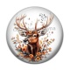 Cabochon Résine - cerf