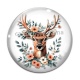 Cabochon Verre - cerf