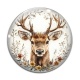 Cabochon Verre - cerf