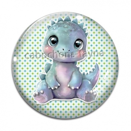 Cabochon Verre - dragon