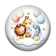 Cabochon Résine - animaux enfant