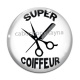 Cabochon Verre - super coiffeur