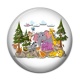 Cabochon Résine - animaux enfant