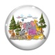 Cabochon Verre - animaux enfant