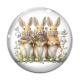 Cabochon Verre - lapin