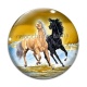 Cabochon Verre - cheval