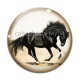 Cabochon Verre - cheval