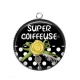 Pendentif Cabochon Argent - super coiffeuse