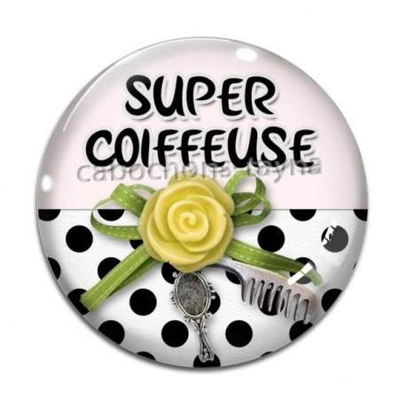 Cabochon Verre - super coiffeuse