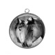 Pendentif Cabochon Argent - cheval