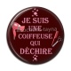 Cabochon Résine - je suis une coiffeuse qui déchire