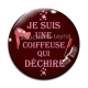 Cabochon Verre - je suis une coiffeuse qui déchire