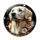 Cabochon Verre - chien