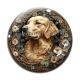 Cabochon Verre - chien