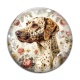 Cabochon Verre - chien