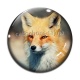 Cabochon Verre - renard