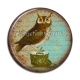 Cabochon Résine - hibou
